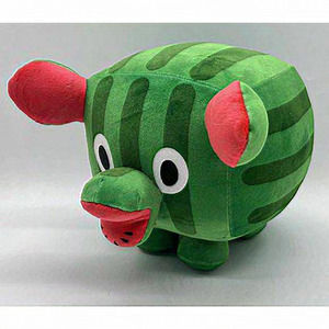 Cat‎ Watermelon Plush Cute Cartoon Soft Stuffed Plush Pillow Children's